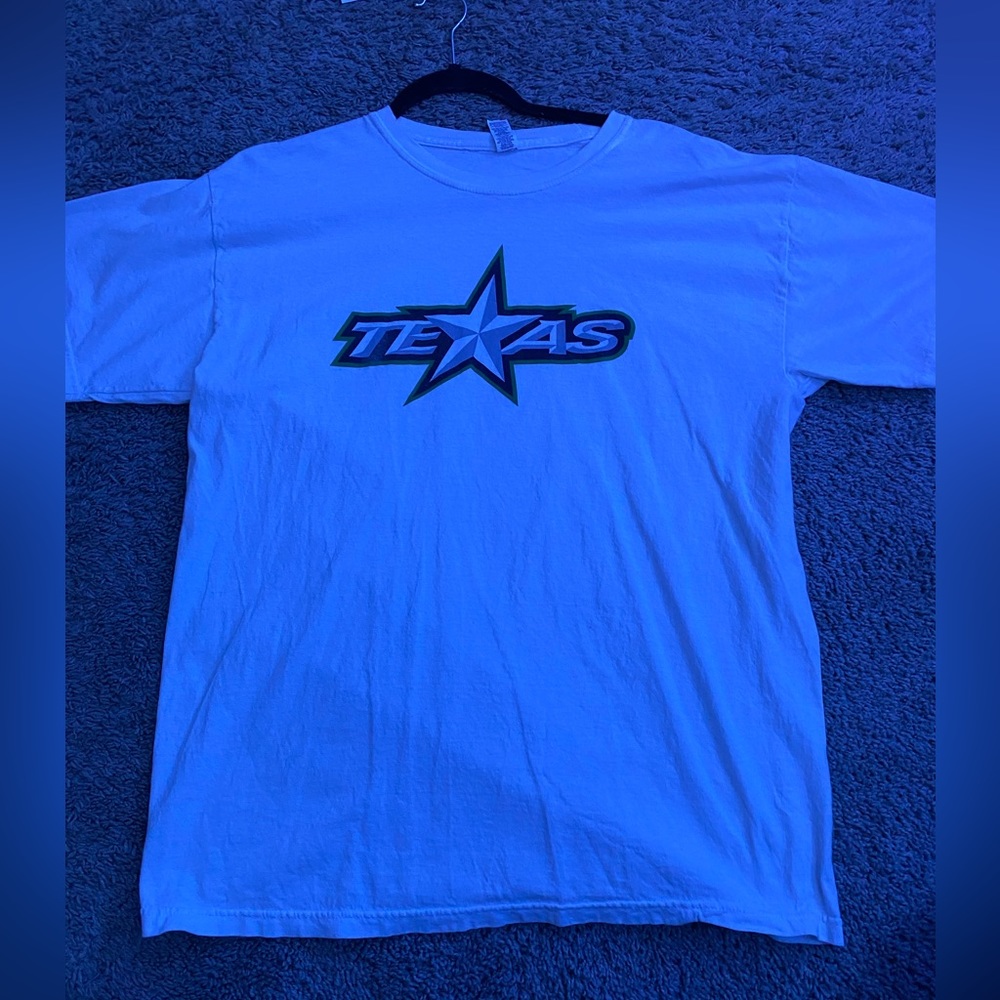 White Texas stars shirt